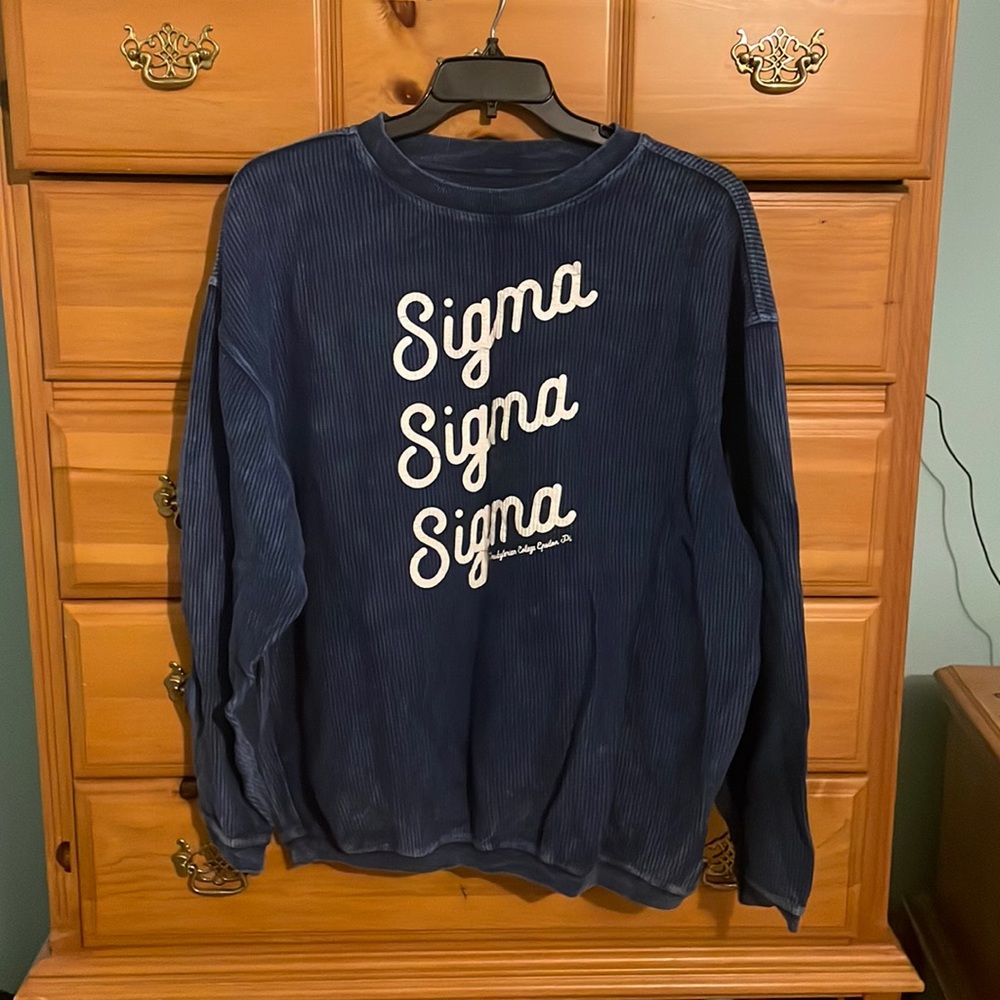 Sigma sigma sigma Presbyterian college oversized sweater